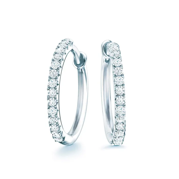 GB Earrings 330 Carats Brilliant Cut Natural Earth Mined Diamonds Lady Hoop Earrings Gold White 14K GB Earrings 330 Carats Brilliant Cut Natural Earth Mined Diamonds Lady Hoop Earrings Gold White 14K
