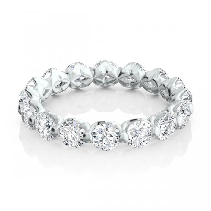 GB Rings 240 Carats Round Natural Earth Mined Diamond Engagement Band White Gold Jewelry GB Rings 240 Carats Round Natural Earth Mined Diamond Engagement Band White Gold Jewelry