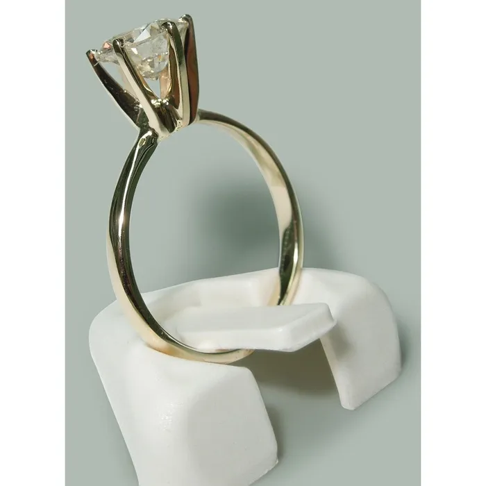 GB Rings 250 Carats Round Natural Earth Mined Diamond Solitaire Engagement Ring Yellow Gold 14K
