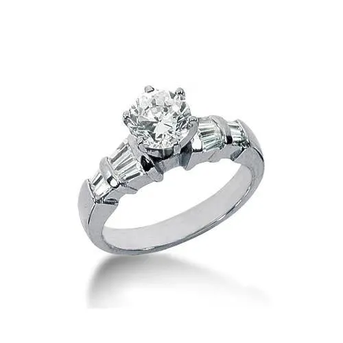 GB Rings 275 Cts Natural Earth Mined Diamond Engagement Ring Baguette Accents GB Rings 275 Cts Natural Earth Mined Diamond Engagement Ring Baguette Accents