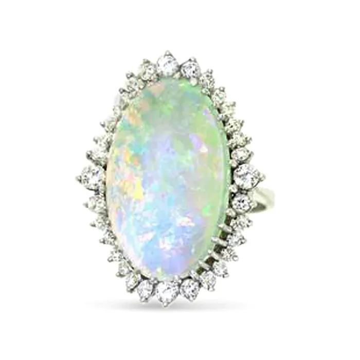 GB Rings Big Opal Gemstone Cocktail Ring