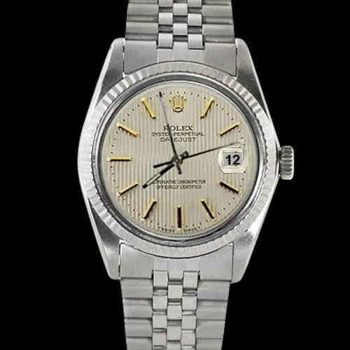 GB Watches Datejust Gents Watch Ss Jubilee Stick Dial Fluted Bezel Rolex QUICK SET GB Watches Datejust Gents Watch Ss Jubilee Stick Dial Fluted Bezel Rolex QUICK SET