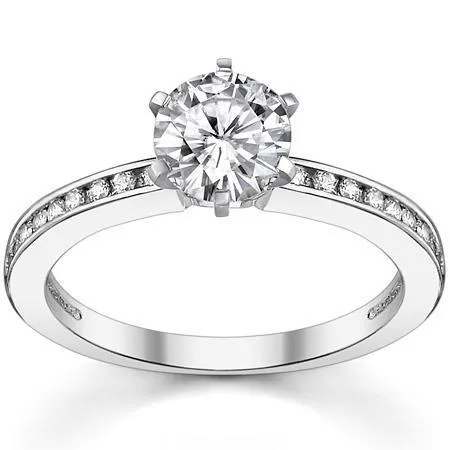 GB White Gold 14K Brilliant Cut 160 Carats Real Natural Earth Mined Diamonds Engagement Ring New Rings GB White Gold 14K Brilliant Cut 160 Carats Real Natural Earth Mined Diamonds Engagement Ring New Rings