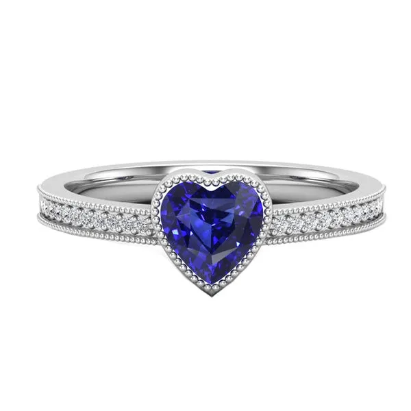 Gold Halo Bezel Set Heart Sri Lankan Sapphire Ring 2 Carats Natural Earth Mined Diamonds HarryChadEntcom Rings Gold Halo Bezel Set Heart Sri Lankan Sapphire Ring 2 Carats Natural Earth Mined Diamonds HarryChadEntcom Rings