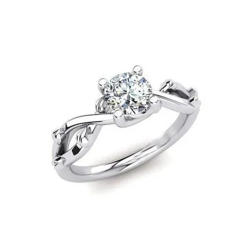 Gorgeous Solitaire Round Cut 175 Carat Natural Earth Mined Diamond Ring White Gold 14K GB Rings Gorgeous Solitaire Round Cut 175 Carat Natural Earth Mined Diamond Ring White Gold 14K GB Rings