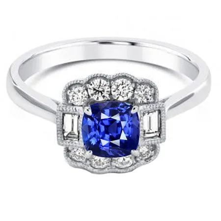 HarryChadEntcom Rings Baguette Round Natural Earth Mined Diamond Halo Cushion Sapphire Ring 250 Carats Prongs HarryChadEntcom Rings Baguette Round Natural Earth Mined Diamond Halo Cushion Sapphire Ring 250 Carats Prongs