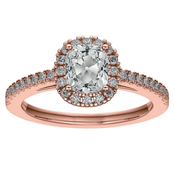 HarryChadEntcom Rings Engagement Halo Ring Cushion Old Mine Cut Natural Earth Mined Diamonds 475 Carats HarryChadEntcom Rings Engagement Halo Ring Cushion Old Mine Cut Natural Earth Mined Diamonds 475 Carats
