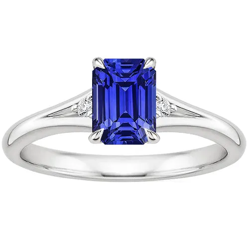 HarryChadEntcom Rings Engagement Ring 3 Stones Emerald Ceylon Sapphire Natural Earth Mined Diamond 325 Carats HarryChadEntcom Rings Engagement Ring 3 Stones Emerald Ceylon Sapphire Natural Earth Mined Diamond 325 Carats
