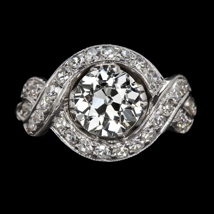 HarryChadEntcom Rings Halo Wedding Ring Round Old Mine Cut Natural Earth Mined Diamond Infinity Style 475 Carats HarryChadEntcom Rings Halo Wedding Ring Round Old Mine Cut Natural Earth Mined Diamond Infinity Style 475 Carats