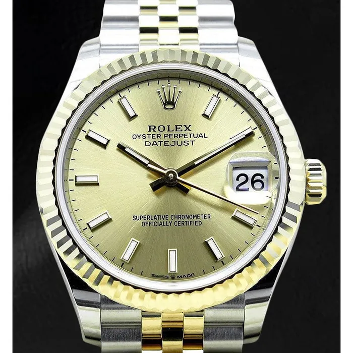 HarryChadEntcom Rings Rolex Datejust 31mm Champagne Luminous Two Tone Watch HarryChadEntcom Rings Rolex Datejust 31mm Champagne Luminous Two Tone Watch