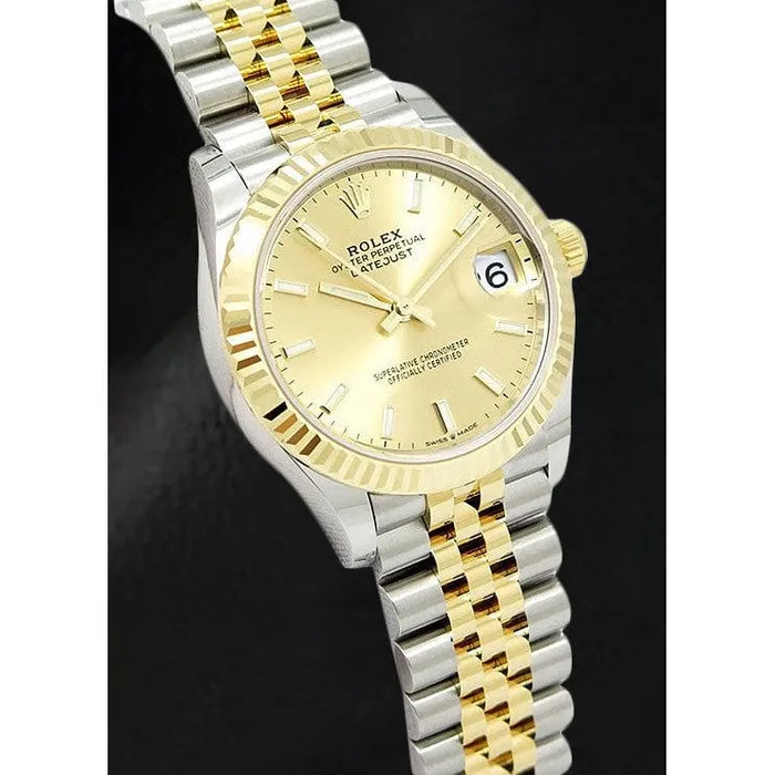 HarryChadEntcom Rings Rolex Datejust 31mm Champagne Luminous Two Tone Watch HarryChadEntcom Rings Rolex Datejust 31mm Champagne Luminous Two Tone Watch