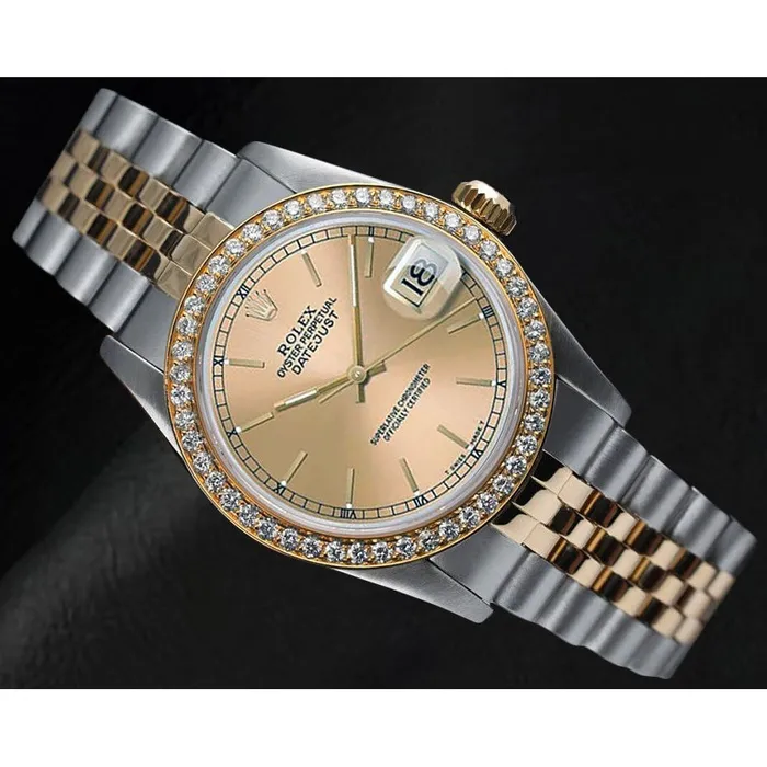 HarryChadEntcom Watches Womens Rolex Datejust Champagne Stick Dial 31mm Watch HarryChadEntcom Watches Womens Rolex Datejust Champagne Stick Dial 31mm Watch
