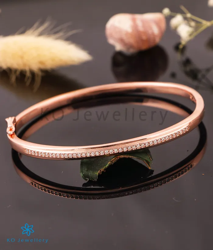 Imported Bracelets The Melrose Silver Rosegold Bracelet