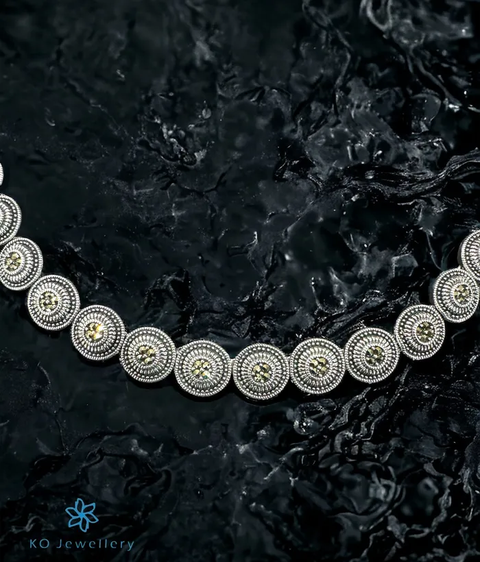 Marcasite Earrings The Sparkling Circles Silver Marcasite Necklace Earrings