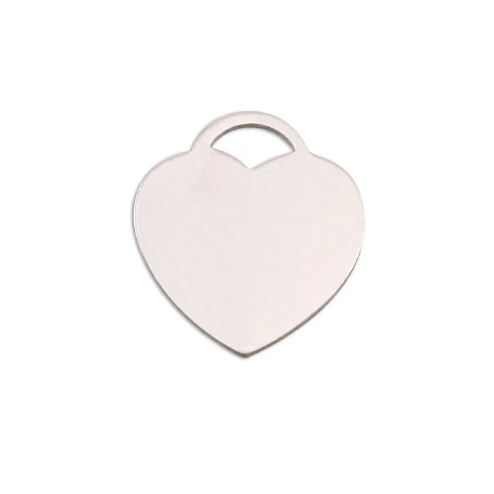 Necklaces AP Sterling Silver Tiffany Style Heart 22mm 87 x 24mm 95 20 Gauge Necklaces AP Sterling Silver Tiffany Style Heart 22mm 87 x 24mm 95 20 Gauge