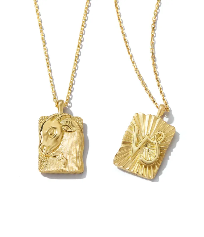 Necklaces David Webb Workshop Capricorn Zodiac Pendant Necklace