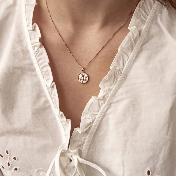 Necklaces Hey Happiness Capricorn Zodiac Pendant Necklace Necklaces Hey Happiness Capricorn Zodiac Pendant Necklace