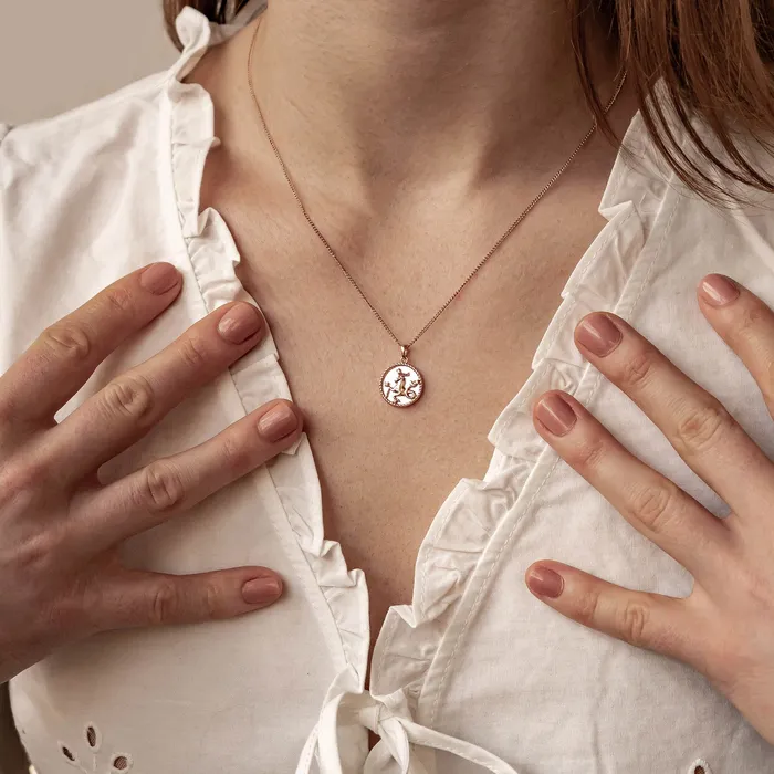 Necklaces Hey Happiness Capricorn Zodiac Pendant Necklace Necklaces Hey Happiness Capricorn Zodiac Pendant Necklace