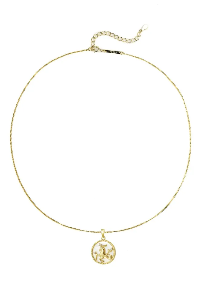 Necklaces Hey Happiness Capricorn Zodiac Pendant Necklace Necklaces Hey Happiness Capricorn Zodiac Pendant Necklace