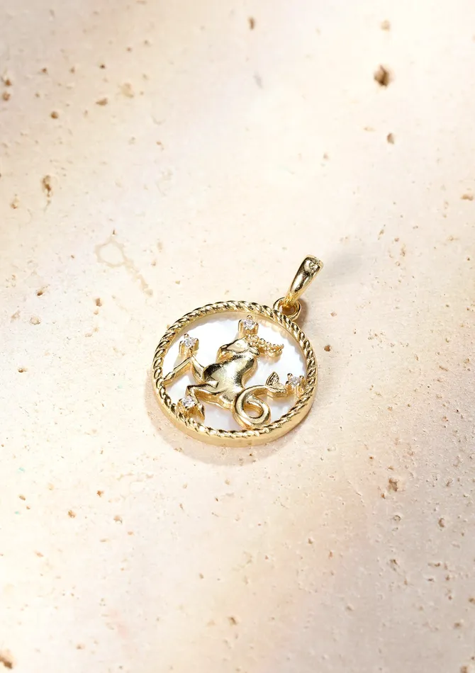 Necklaces Hey Happiness Capricorn Zodiac Pendant Necklace Necklaces Hey Happiness Capricorn Zodiac Pendant Necklace