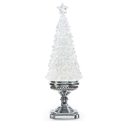 Raz Imports Necklaces Raz Holiday Water Lanterns 2023 17 Lighted Tree With Silver Swirling Glitter Raz Imports Necklaces Raz Holiday Water Lanterns 2023 17 Lighted Tree With Silver Swirling Glitter