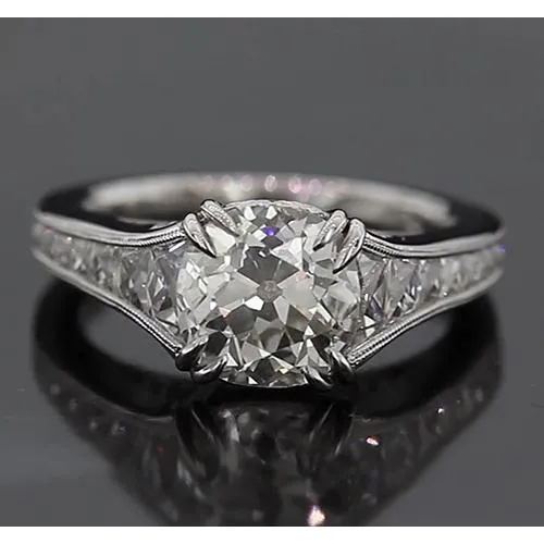 Rings GB Engagement Ring 350 Carats Old Mine Vintage Style Jewelry New Natural Earth Mined Diamond Rings GB Engagement Ring 350 Carats Old Mine Vintage Style Jewelry New Natural Earth Mined Diamond