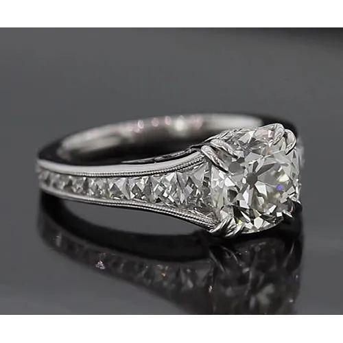 Rings GB Engagement Ring 350 Carats Old Mine Vintage Style Jewelry New Natural Earth Mined Diamond Rings GB Engagement Ring 350 Carats Old Mine Vintage Style Jewelry New Natural Earth Mined Diamond