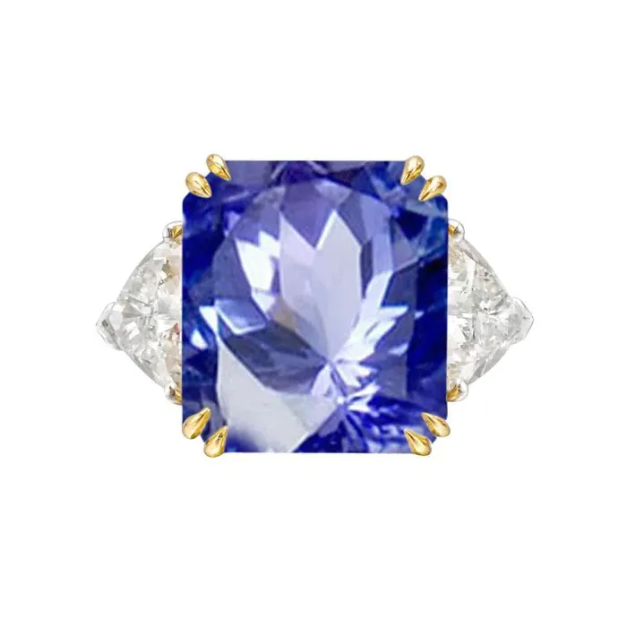 Rings GB Natural Earth Mined Diamond Sapphire 7 Carat Engagement Ring Rings GB Natural Earth Mined Diamond Sapphire 7 Carat Engagement Ring