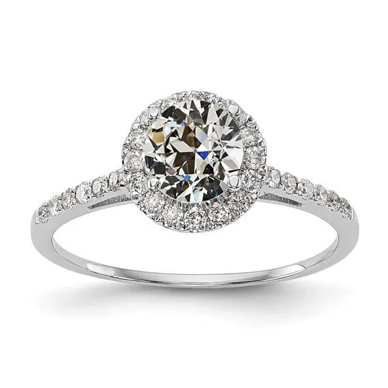 Rings Halo Round Old Miner Natural Earth Mined Diamond Ring With Accents 3 Carats White Gold HarryChadEntcom Rings Halo Round Old Miner Natural Earth Mined Diamond Ring With Accents 3 Carats White Gold HarryChadEntcom