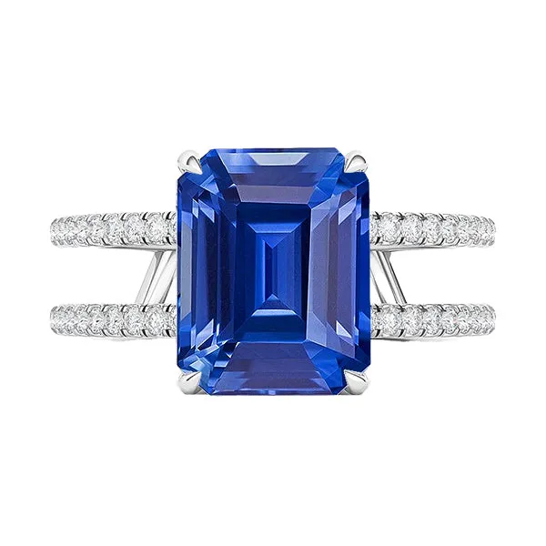 Rings HarryChadEntcom Natural Earth Mined Diamond Emerald Blue Sapphire Engagement Ring Double Shank 450 Carats Rings HarryChadEntcom Natural Earth Mined Diamond Emerald Blue Sapphire Engagement Ring Double Shank 450 Carats