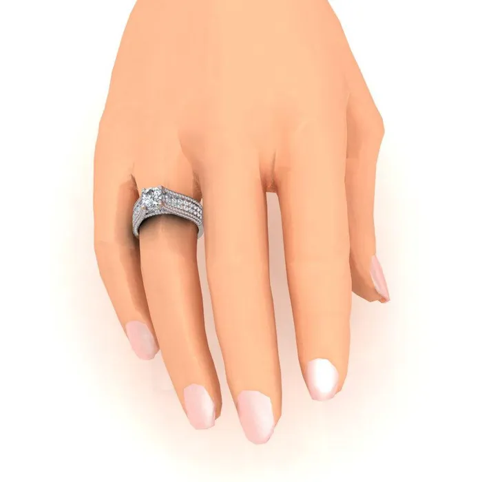 Rings HarryChadEntcom Real 4 Carats Ladies Natural Earth Mined Diamond Engagement Ring Gold 14K Rings HarryChadEntcom Real 4 Carats Ladies Natural Earth Mined Diamond Engagement Ring Gold 14K