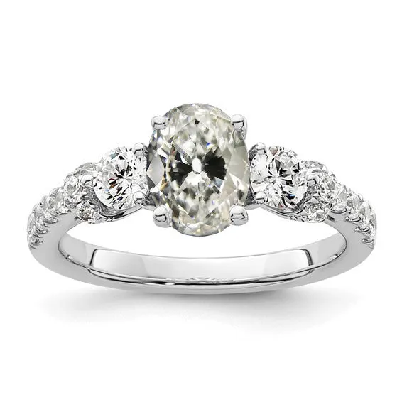 Rings HarryChadEntcom Round Oval Old Cut Natural Earth Mined Diamond Engagement Ring Prong Set 550 Carats Rings HarryChadEntcom Round Oval Old Cut Natural Earth Mined Diamond Engagement Ring Prong Set 550 Carats