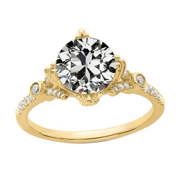 Rings HarryChadEntcom Yellow Gold Wedding Ring Old Cut Natural Earth Mined Diamond Ladies Jewelry 350 Carats Rings HarryChadEntcom Yellow Gold Wedding Ring Old Cut Natural Earth Mined Diamond Ladies Jewelry 350 Carats