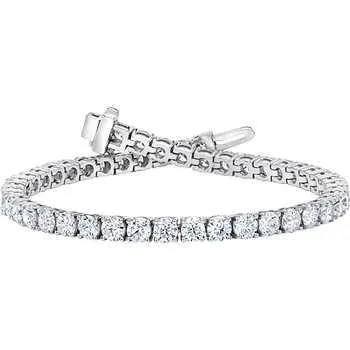 Round Brilliant Natural Earth Mined Diamond Tennis Bracelet 9 Carats Women Jewelry GB Bracelets Round Brilliant Natural Earth Mined Diamond Tennis Bracelet 9 Carats Women Jewelry GB Bracelets