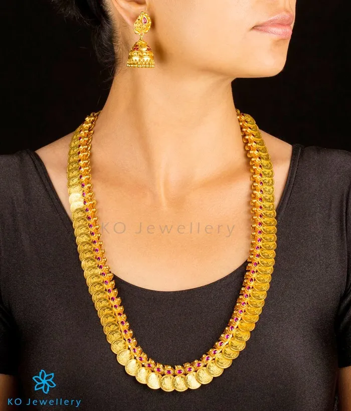 Silversmith Necklaces The Dharaa Antique Silver Kasumala Coin NecklaceWaistbelt