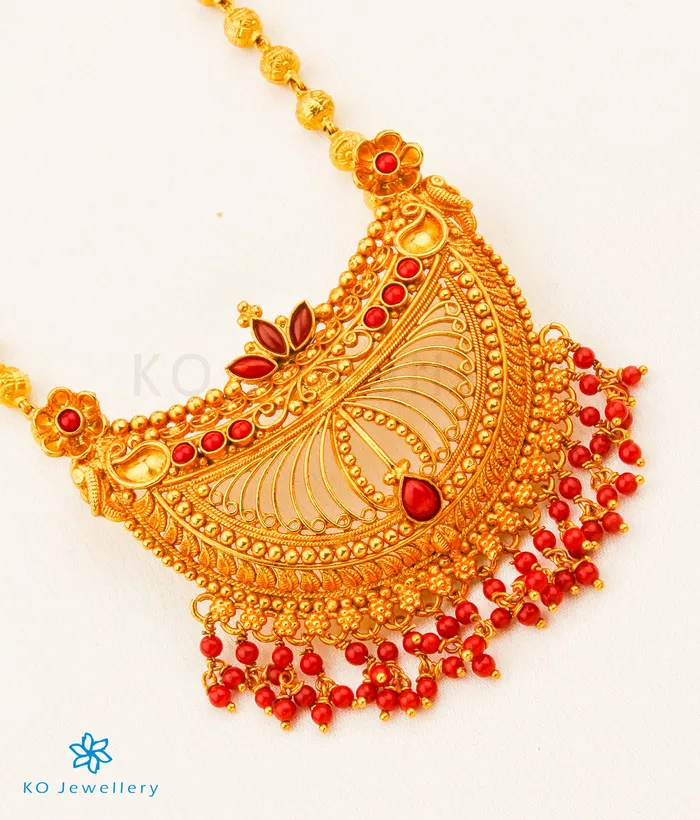 Silversmith Necklaces The Tvam Silver Mohanmala Necklace Coral