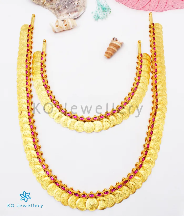 Silversmith The Dharaa Antique Silver Reversible Coin Necklace Set of 2 Necklaces Silversmith The Dharaa Antique Silver Reversible Coin Necklace Set of 2 Necklaces