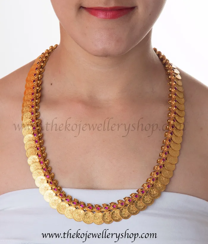 Silversmith The Dharaa Antique Silver Reversible Coin Necklace Set of 2 Necklaces
