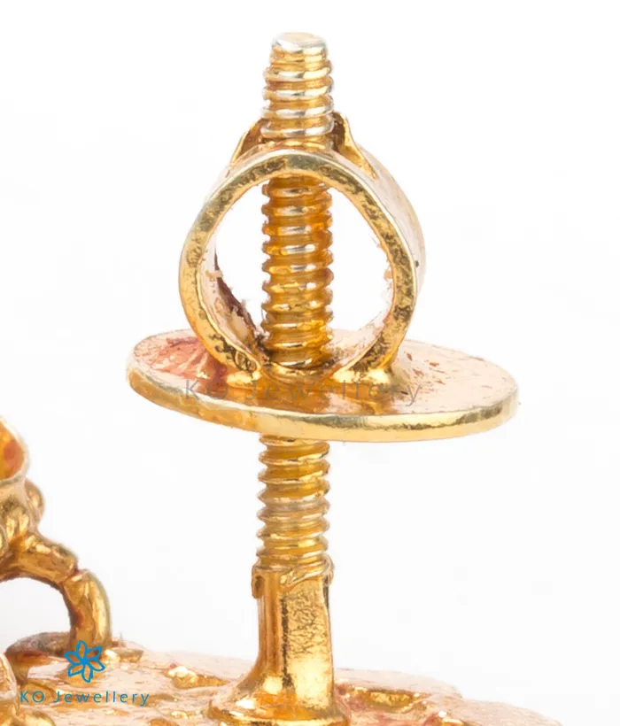 Silversmith The Kavya Silver Kempu Necklace Necklaces