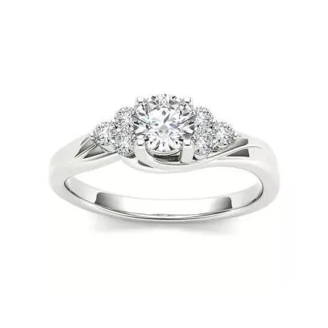 Sparkling Round Natural Earth Mined Diamond Engagement Ring 185 Carats White Gold GB Rings Sparkling Round Natural Earth Mined Diamond Engagement Ring 185 Carats White Gold GB Rings