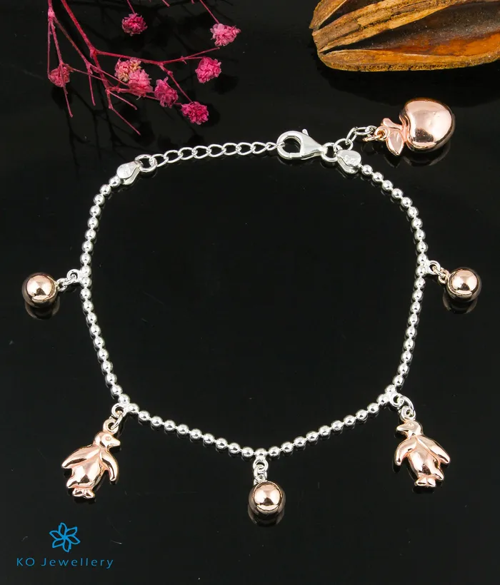 The Lydia Silver Charms Bracelet Imported Bracelets