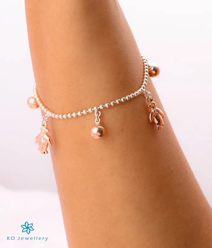 The Lydia Silver Charms Bracelet Imported Bracelets