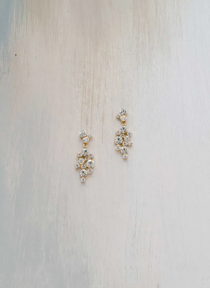 twigs honey Earrings Champagne bubbles petite drop earrings Style 2438