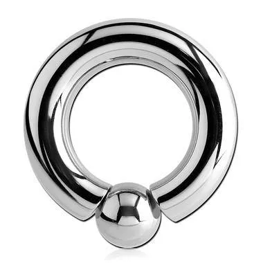 0g Stainless ScrewBall Ring Tulsa Body Jewelry Rings