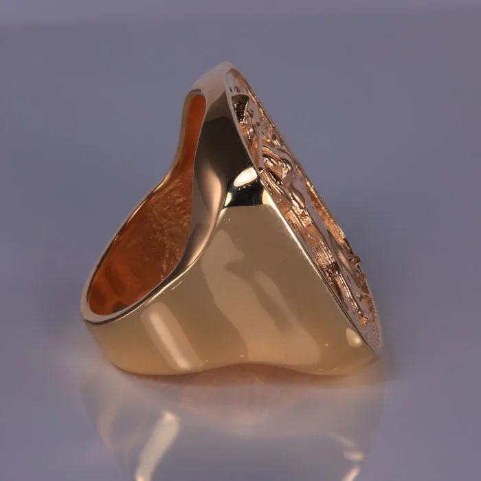 10K Yellow Gold Custom Ruby Diamond Ring Moriartys Gem Art Rings