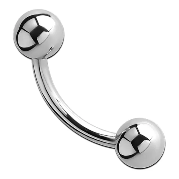 14g Stainless Curved Barbell Tulsa Body Jewelry Bracelets