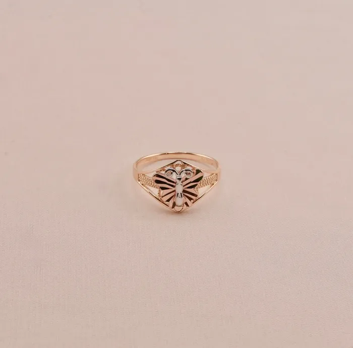 AB and J Rings 14K Gold Butterfly Womens Ring RG2050 AB and J Rings 14K Gold Butterfly Womens Ring RG2050