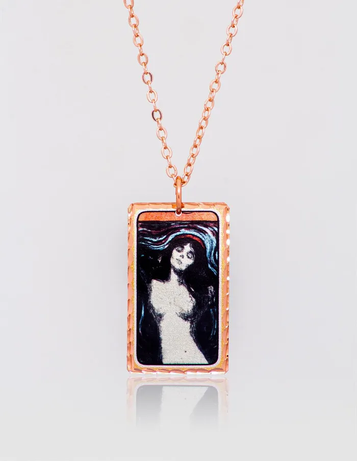 artuckycom Necklaces Edvard Munch Madonna Necklace