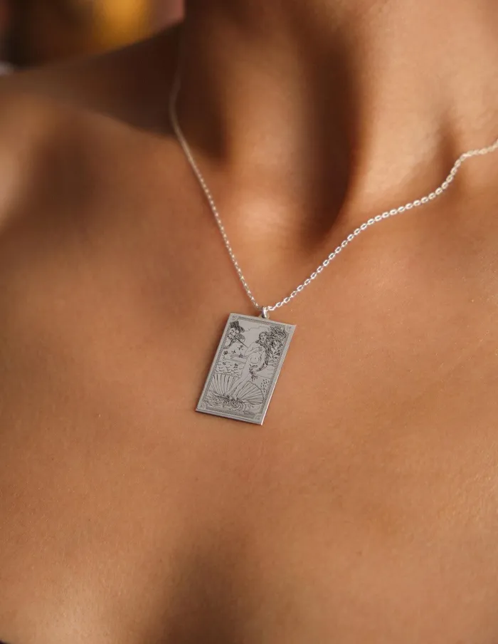 artuckycom Necklaces Venus Silver Necklace