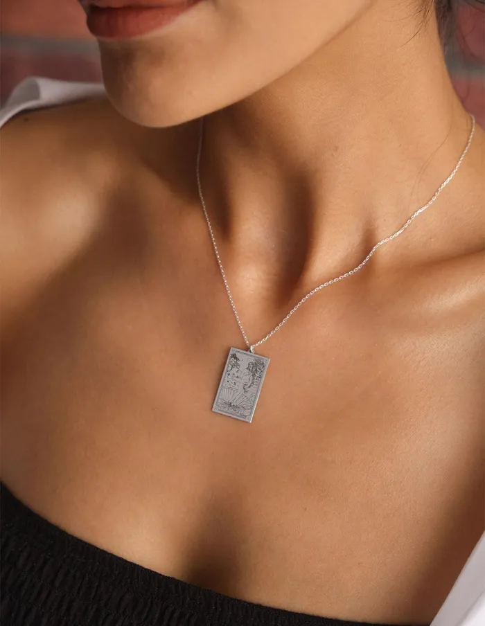 artuckycom Necklaces Venus Silver Necklace